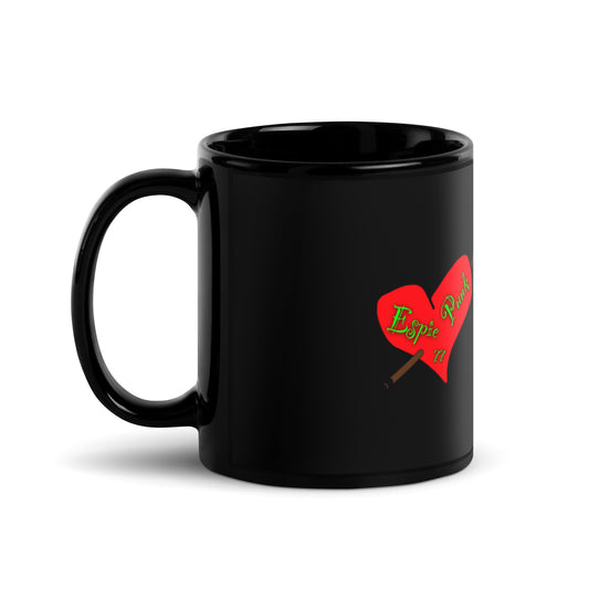 Espie Punk Logo Black Glossy Mug