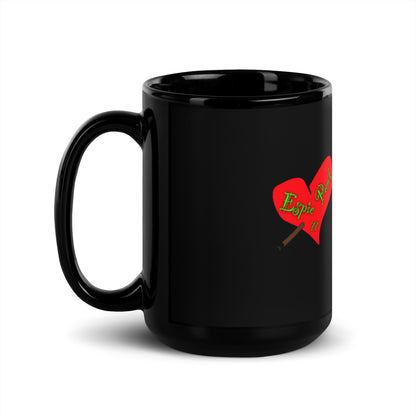 Espie Punk Logo Black Glossy Mug