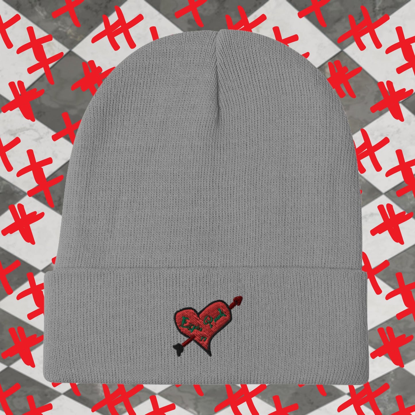 Espie Punk Embroidered Beanie